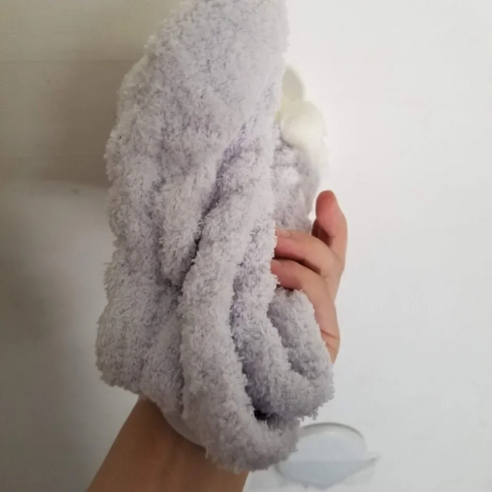 NEW High Quality Fuzzy Cozy Pom Pom Slipper Socks